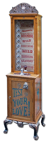Antique 10 cent Arcade Love Tester Machine American Amusement Co Circa Test  your