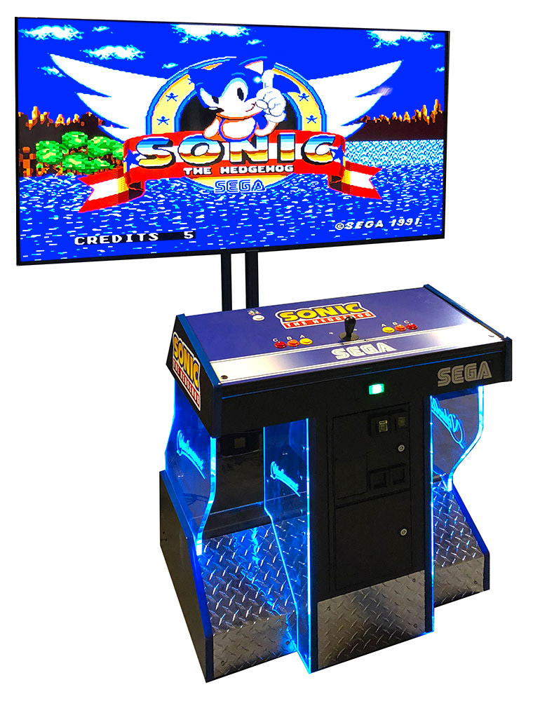 Sonic the Hedgehog Arcade Game from SEGA - Arcade Party Rental 80's