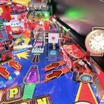 Pulp Fiction pinball game retro style with all modern electronics for event and party hire