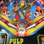 Pulp Fiction retro inspired pinball machine with modern electronics for lease