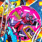 X-Men pinball machine released in 2024 for rental from Arcade Party Rental