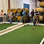 Bocce ball portable sport courts for rent from Arcade Party Rental