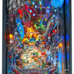 Dungeons & Dragons pinball game Stern Pinball playfield for corporate event from Arcade Party Rental Los Angeles