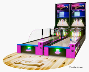 Neon Bowling Arcade Game