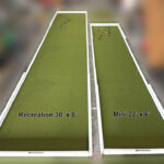 Recreation and Mini bocce courts coparison from Arcade Party Rental