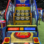 Tic Tac Toe competitive basketball challenge arcade game for hire rent lease from Arcade Party Rental California